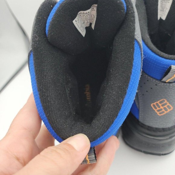 Columbia Kid’s Winter Boots - Blue, Gray, and Black - Picture 5 of 8